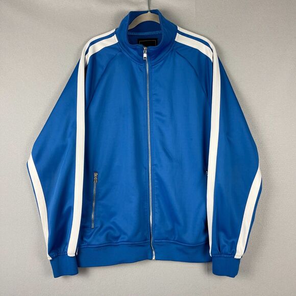 Jordan Craig Track Jacket Mens 3XL Blue Full Zip Legacy Edition Casual - Picture 1 of 16